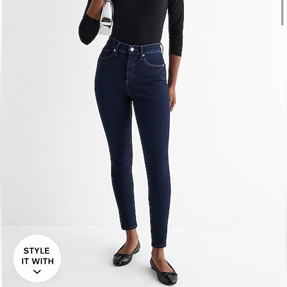 Express High Rise Skinny Jeans